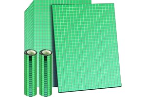 ROMOOA Self-Adhesive Disco Mirror Tiles Mosaic Tiles for DIY Craft Projects, 5 x 5 mm(Green,7200 Pieces)