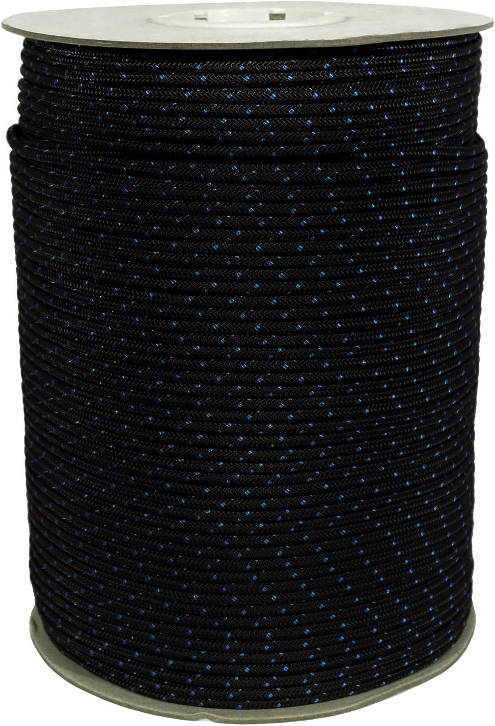 3/16" (4.5mm) Rhythm Traders Djembe Rope 1200 foot Spool - Black w/ Blue Flecks
