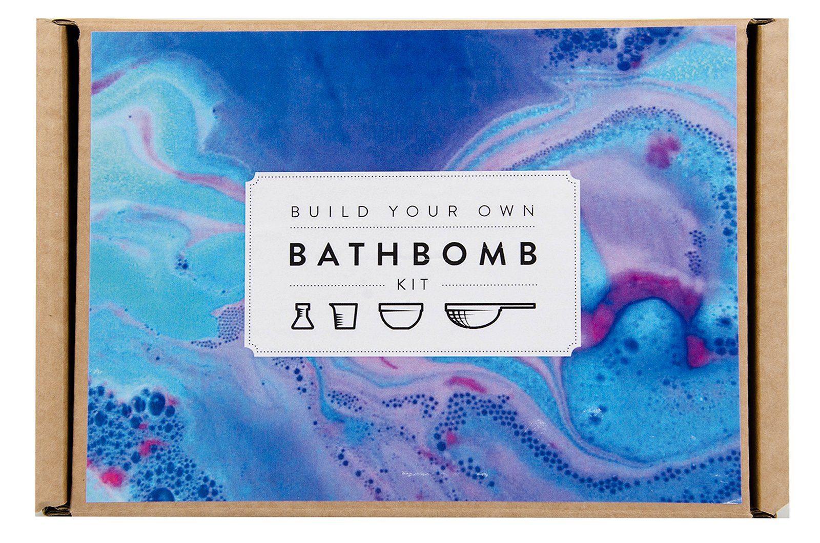 Bath Bomb Making Kit DIY Complete Craft Set with Moulds Instructions