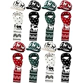 Chicingyou Winter Scarf and Hats Set Bulk Knitted Beanies Scarf for Women Christmas Xmas Gift