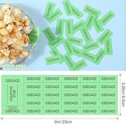 Kosiz 1000 Sheets 25 Bid Raffle Ticket Sheets