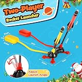 DejaNard Double Player Rocket Toy Launcher Outdoor Toy for Kids 3-12 view 5