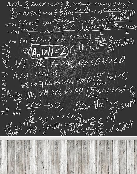 L Ecole Education Photo Fond Tableau Noir Craie Blanc Formule Mathematique Pour Studio Photo Toile De Fond Avec Sol En Bois 5 2 1 M Amazon Fr Photo Camescopes