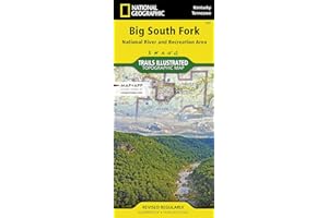 Big South Fork National River and Recreation Area Map (National Geographic Trails Illustrated Map, 241)