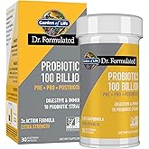 Garden of Life Dr. Formulated Pre, Post & Probiotics 100 Billion CFU Once Daily 3-in-1 Complete Probiotics, Prebiotics & Post