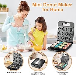 Mini Donut Maker Machine - Mini Pancakes Maker