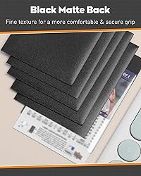 Uniclife 100 Counts Black MTG Card Sleeves Matte