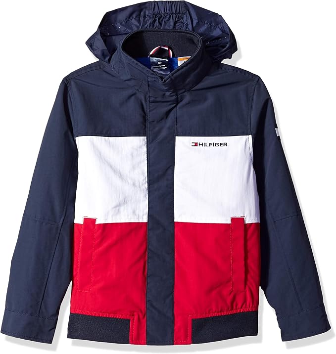 Tommy Hilfiger 汤米希尔费格 Adaptive系列 男童连帽夹克外套 XS码3折$23.66 海淘转运到手约￥192