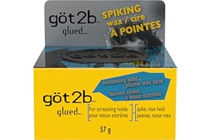 Got2b Glued Spiking Wax, 57g, Screaming High Hold, For Short to Medium Length Hair, Add Shine