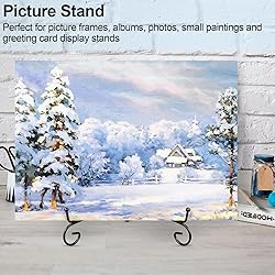 Vivinin 2 Pack Plate Stands - Metal Frame Holder