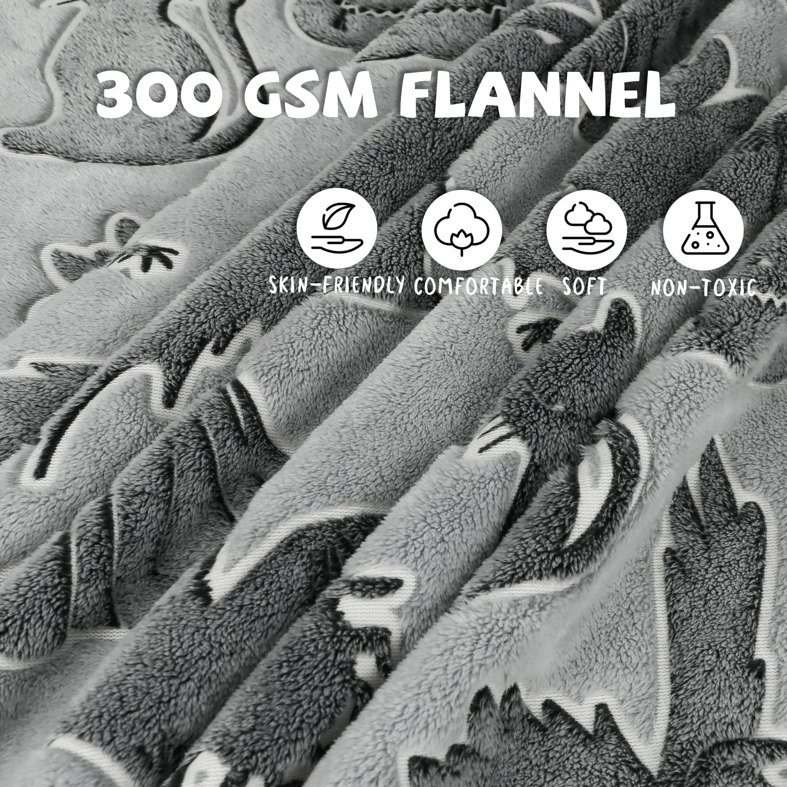 REXEO Throw Blanket Kids Soft Fleece Blankets Black Cat Halloween Throw Blanket 50