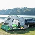 GARDIMAX 6 Person SUV Tent for Camping, Double Layer PU3000mm and UPF 50+ UV Waterproof Car Tents, Includes Rainfly and Storage Bag, 10FT L x 10FT W