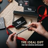 Wordsworth & Black Fountain Pen Set 18K Gilded Bent Nib Gift Box view 3