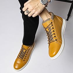 Arkbird Mens Leather Sneaker Fashion Classic Casual