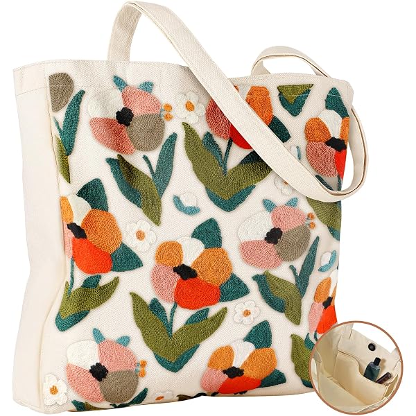 SZERE 200-BXCB Canvas Tote Bag - Pug Dog Design, 100% Polyester - View #2