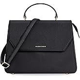 GLORIEROO Lunch Box Tote Women - Fashion Stylish Vegan Leather Insulated Lunch Bag with Removable Strap for Work - Teacher Mothers Day Christmas Gifts for Women