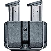 OWB Double Mag Pouch for Glock 17, 19, 22, 23, 45, 47 & More - USA Made - Signature Double Magazine Carrier with Adjustable Stingray Loop (ASR) Belt Attachment by Blade-Tech Holsters