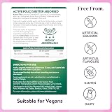 Solvotrin Active Folic 400 mcg L-Methylfolate 60 Capsules Vegan view 8