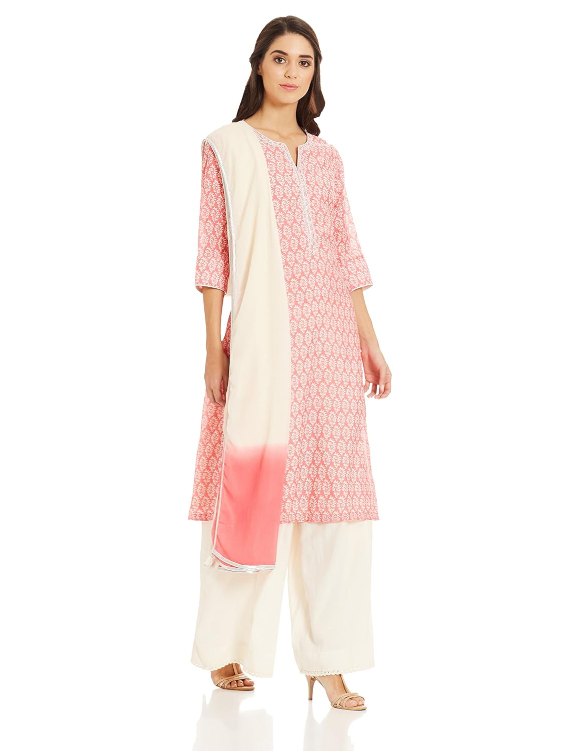 biba women's straight salwar suit