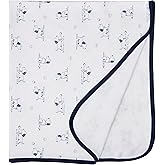 Little Me Blankets for Baby Boys' Puppy Toile Swaddling Receiving Blanket