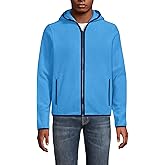 Lands' End Men's Anyweather Fleece Hooded Full Zip Jacket