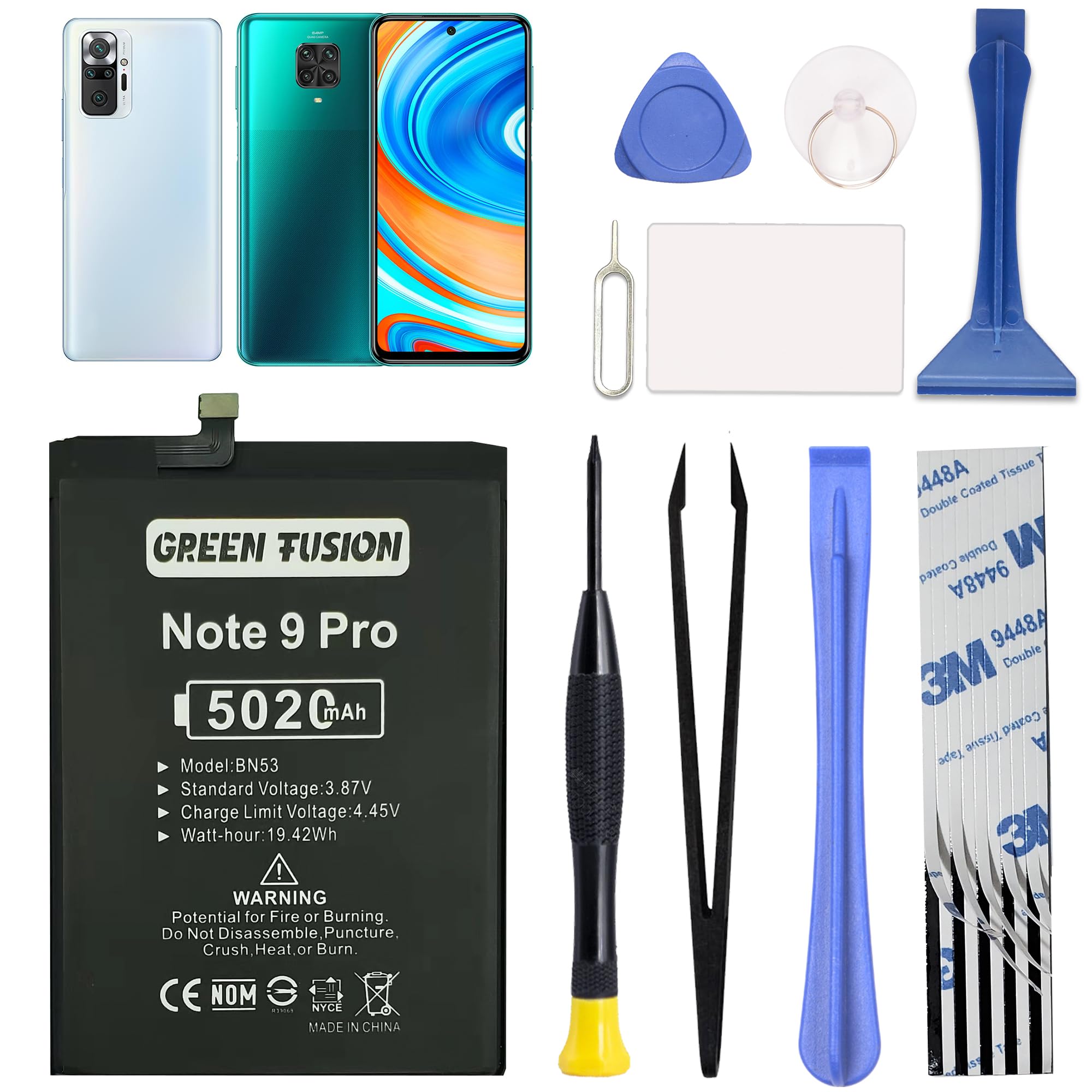 GREEN FUSION Only for Redmi Note 9 Pro & Note 10