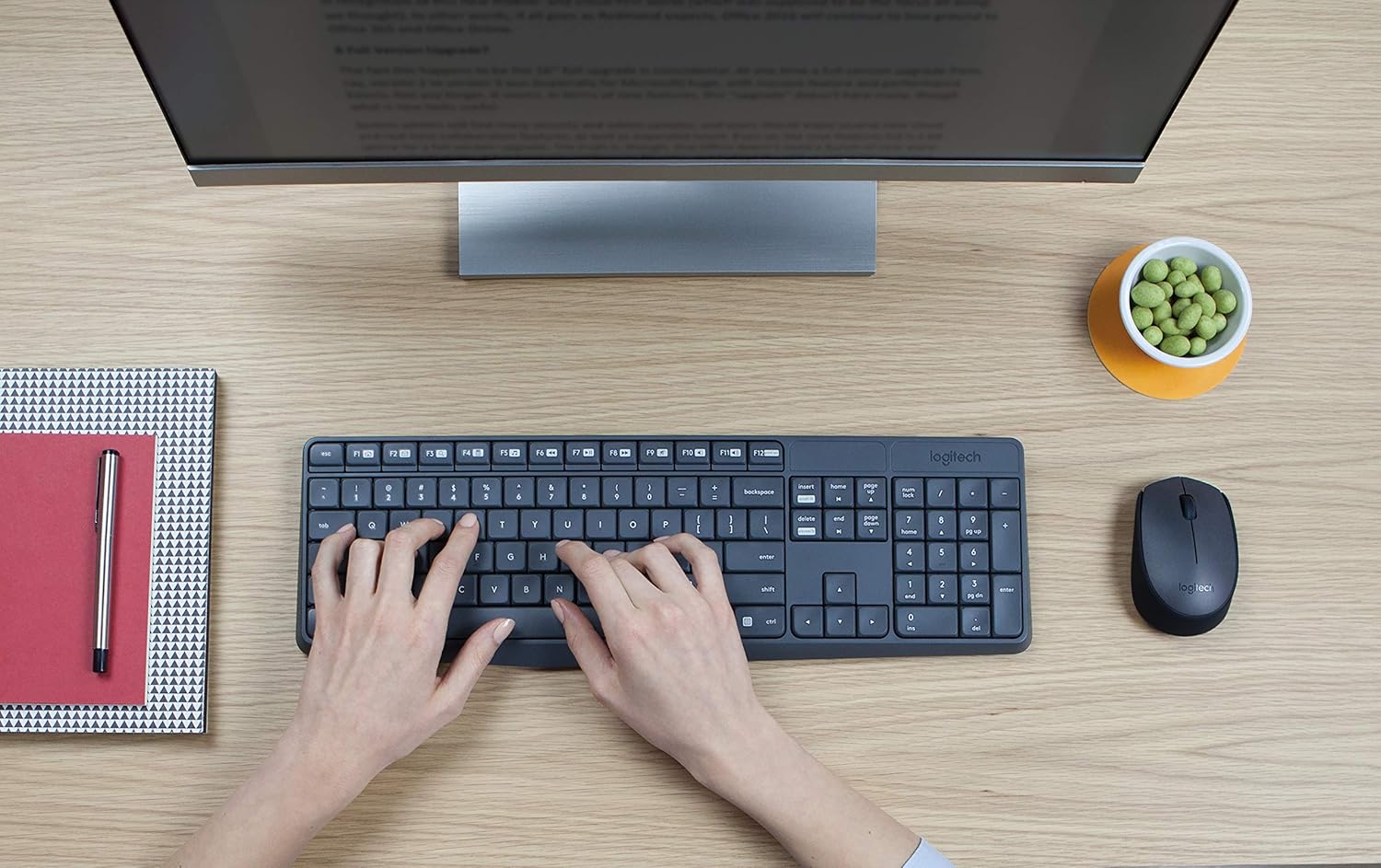 Logitech MK235 Wireless Keyboard and Mouse: Computers & Accessories