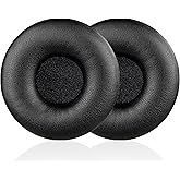 MDR-XB450 Replacement Ear Pads Compatible with Sony MDR-XB450/XB450AP/XB550 Headphones, Akkiv Earpads Cushions with Soft Protein Leather and Memory Foam (Black)