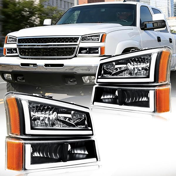DIMFLUX LED HEADLIGHT ASSEMBLY, COMPATIBLE WITH 2007-2013 CHEVY...
