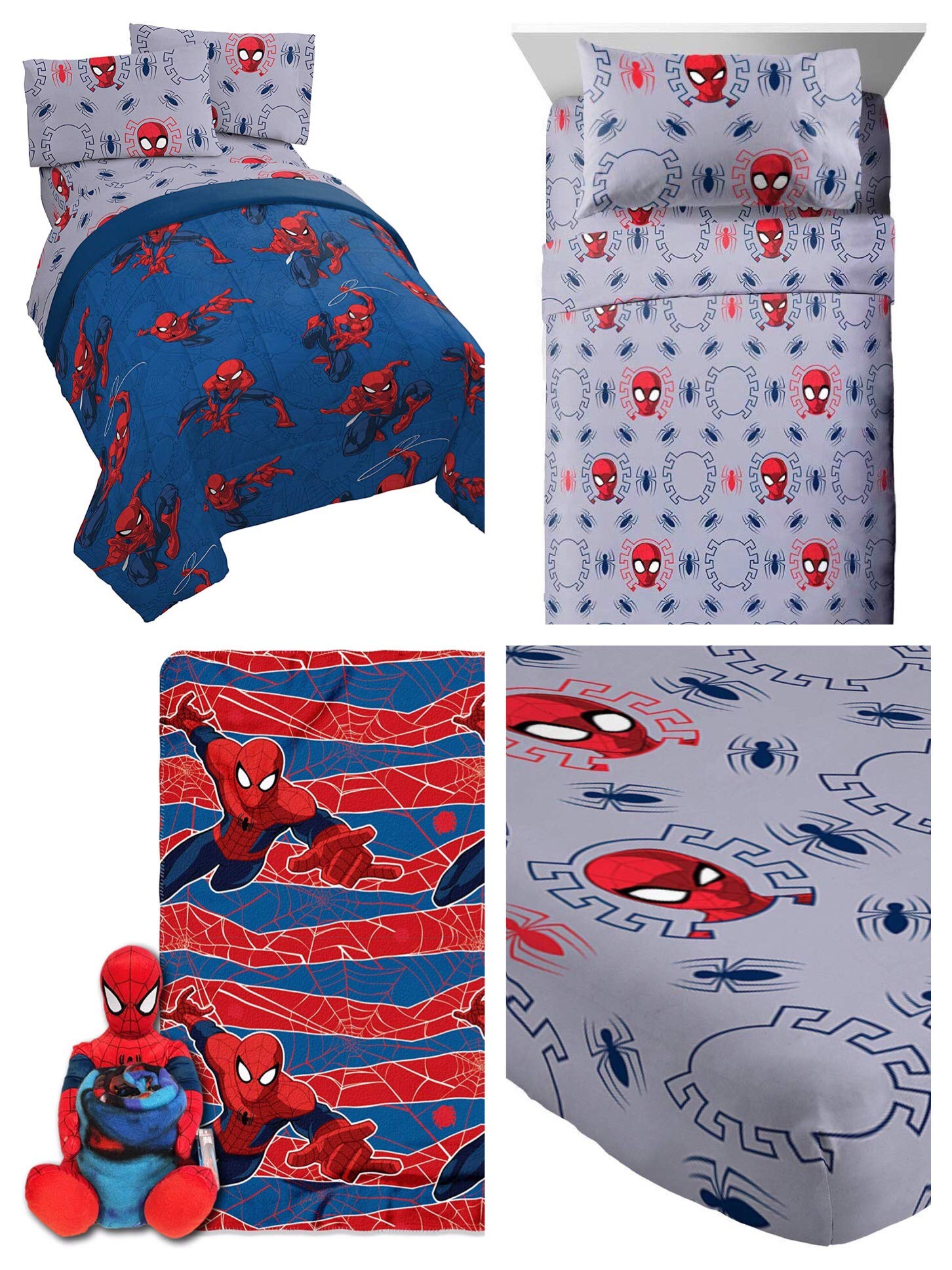 spiderman twin bed sheets