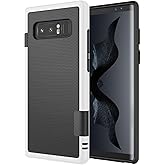 Jeylly Galaxy Note 8 Case, Note 8 Cover, [3 Color] Slim Hybrid Impact Rugged Soft TPU & Hard PC Bumper Shockproof Protective Anti-Slip Case Cover Shell for Samsung Galaxy Note 8 SM-N950 - Black