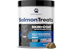 Wild Alaskan Salmon Oil for Dogs - Dog Skin and Coat Supplement - Shedding & Itch Relief for Dogs - Omega 3 Fish Oil for Dogs