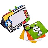 Baby Einstein Flip for Art High Contrast Floor Activity Mirror with Take Along Cards, Newborn+