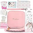 Essential Period Kit for Girls | MultipieYo First Period kit for Girls | Period Bags for Teen Girls | First Period Gift with Sanitary Pad Storage Bag, Wipes, Period Tracker and More