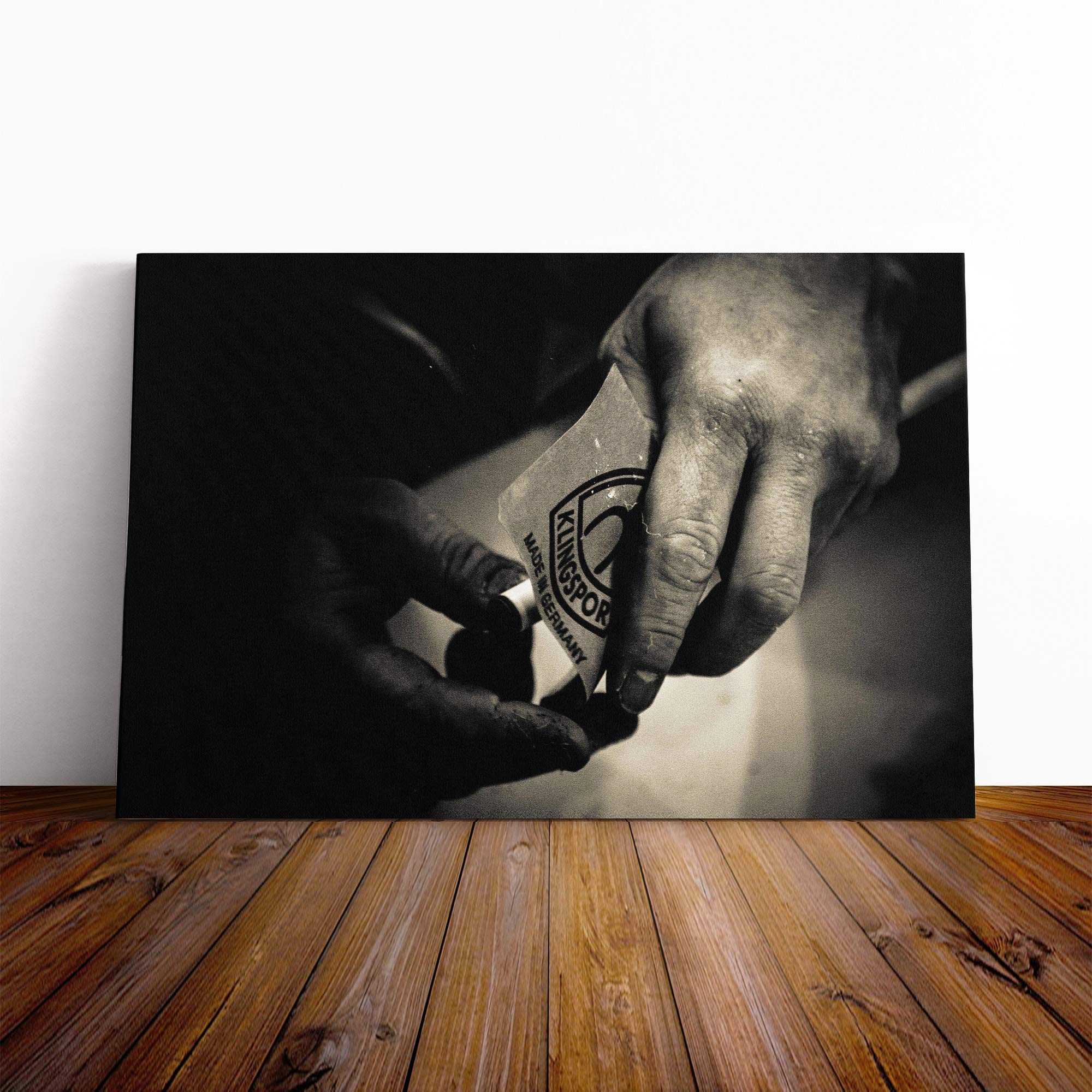Pool Cue Canvas Print | Gallery Wrapped 30mm Frame Wall Art | 20x14 inches | Ready to Hang | Modern Picture | Living Room Bedroom Lounge Office