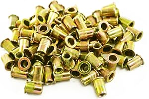 Astro Pneumatic Tool RN6M M6 6mm Steel Rivet Nuts, 100 Piece