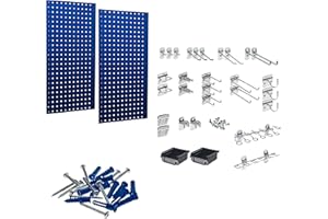 TRITON PRODUCTS Triton LocBoard Kit - Pair of 18in. x 36in. Pegboards, Blue, Model LB18-BKIT