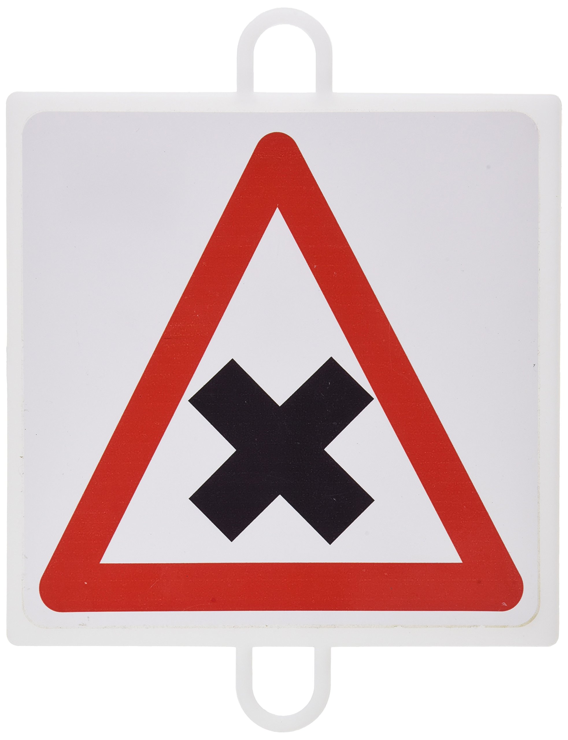 Softee Equipment 0007435 Traffic Signs Hazard,White, S