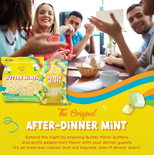 ROSES BRANDS – BUTTER MINTS – 4 LBS (1-PACK)