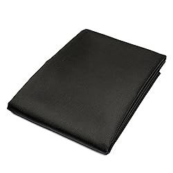 Pico Textiles 1 Yard Black Poly Cotton Twill Fabric