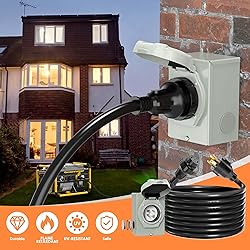 CircleRiver 25 Feet 30 Amp Generator Cord and Power
