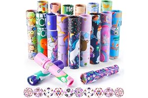 YUBAGOWU Kaleidoscopes Kid,School Classrooms Student Prize Rewards,Children Birthday Gifts Loot Bag Fillers,Goodie Bag Items Party Favors for Kids (18PCS)