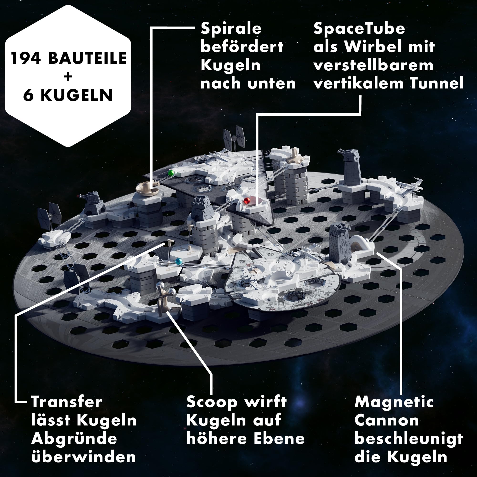 Ravensburger GraviTrax Base Action-Set Death Star - Kugelbahn ab 8 Jahre 3