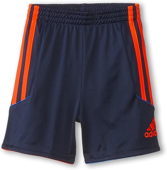 adidas Little Boys' Soccer Shorts (Toddler/Kid) Dark Grey