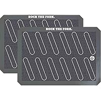 Rock the Fork - Baking Mats - Eclair Template (2-pack) Non-Stick Silicone. These Eclair Mats are Designed for Style…