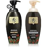 DAENG GI MEO RI - Dlaesoo Anti Hair-Loss Shampoo and Treatment Set, Jeju Camellia Oil, Nutrition, Scalp Care, Hair Shine 13.5 FL OZ 400ml Each