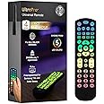 GE Color Select Backlit Buttons Universal Remote Control, Samsung TV Remote Control Replacement, Samsung Remote Control for Smart TV, Roku Remote Replacement, Vizio, LG TV, Sony, 4-Device, Black 44220