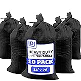 DURASACK Heavy Duty Sand Bags with Tie Strings