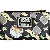 Loungefly Star Wars The Mandalorian Baby Yoda All Over Print Faux Leather Wallet