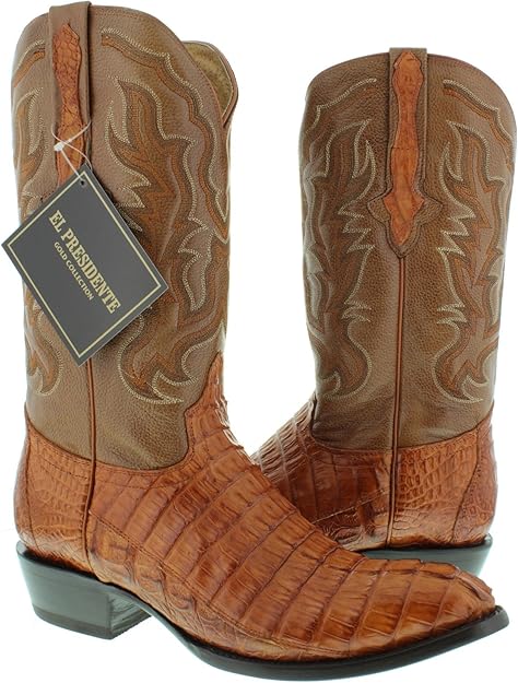 crocodile skin boots